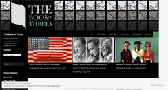 Desktop Screenshot of bookofthrees.com